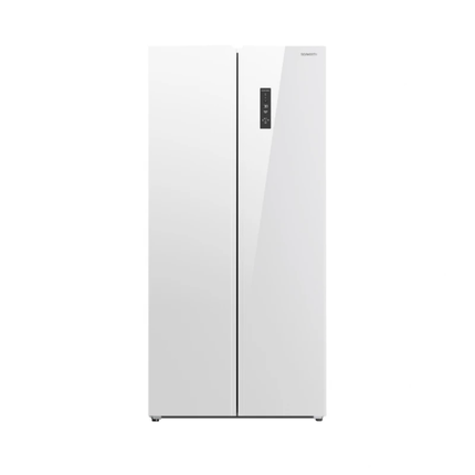 Skyworth 556L Side-by-Side Inverter Refrigerator Total No Frost White Glass SBS-501WPGE