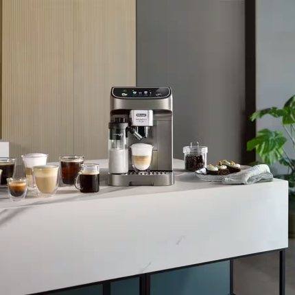 De'Longhi Magnifica Plus Fully Automatic Espresso Machine Titanium Black ECAM380.95.TB