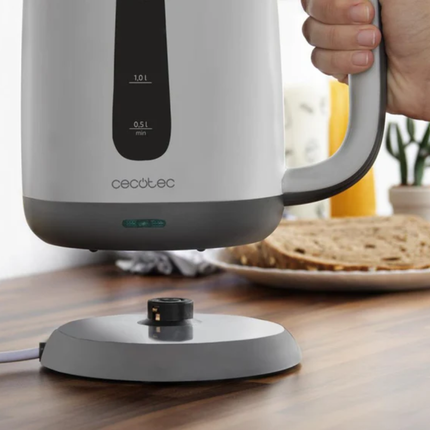 Cecotec ThermoSense 170 Electric Kettle 1.7L Stainless Steel Interior Auto Shut-Off