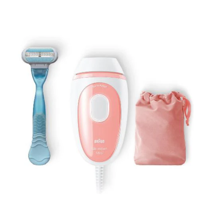 Braun Silk-expert IPL Hair Removal Device 300,000 Flashes Pink