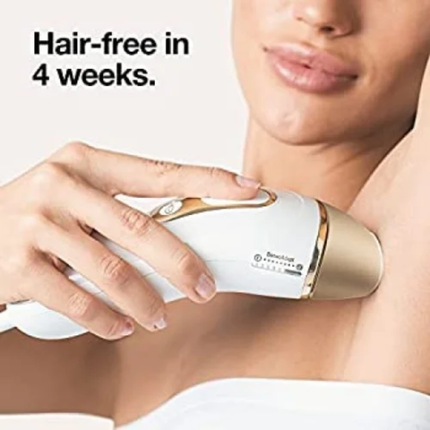 Braun Silk-expert IPL Hair Removal Device Gold Intensity Levels Venus Razor Pouch 57283