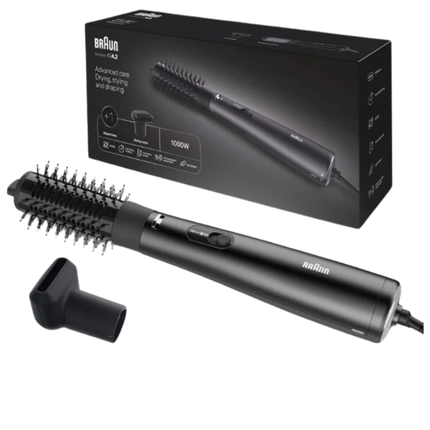 Braun Air Styler AS4.2 Ionic Brush 1000W 3 Modes Drying Nozzle BRAS420SDE