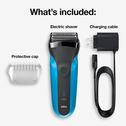 Braun Series 3 Wet & Dry Rechargeable Electric Shaver 310s