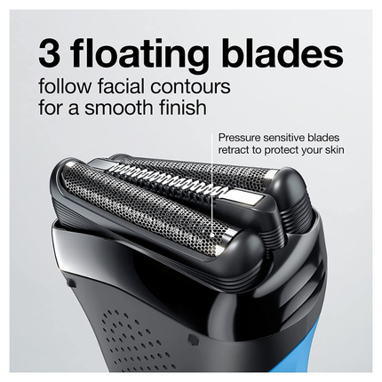 Braun Series 3 Wet & Dry Rechargeable Electric Shaver 310s