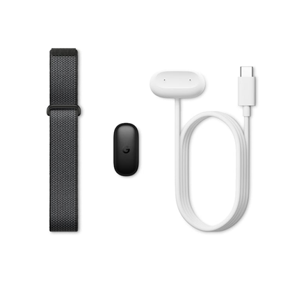 سوار تتبع اللياقة البدنية جوجل فيتبت اير أسود مطفي Google Fitbit Air