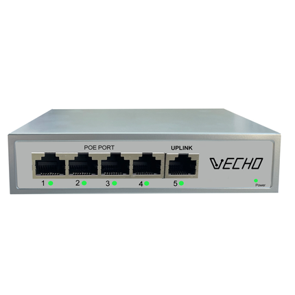 Vecho VEC-M41A-65 4 Port Gigabit PoE Switch 65W