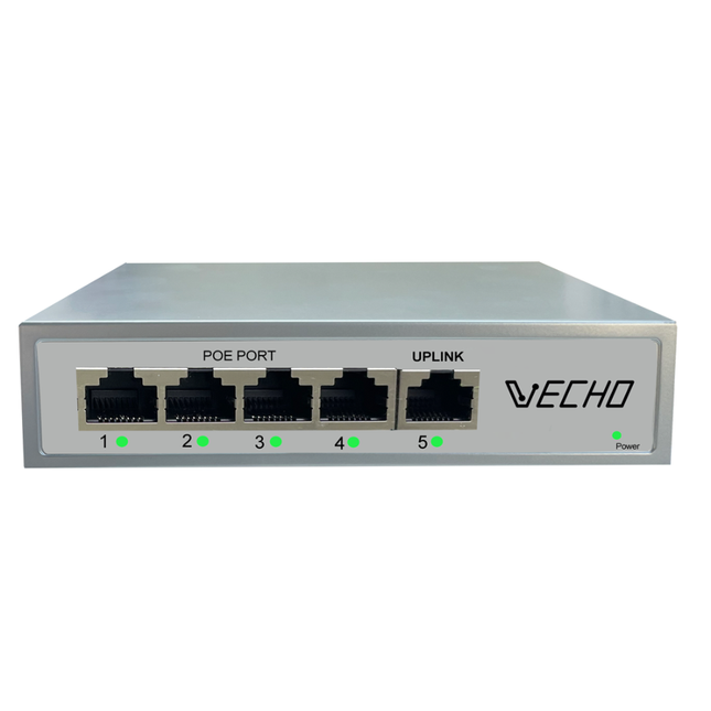 Vecho VEC-M41A-65 4 Port Gigabit PoE Switch 65W