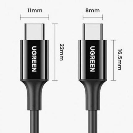UGREEN US300 100W 5A USB-C to USB-C Fast Charging Cable 0.25m