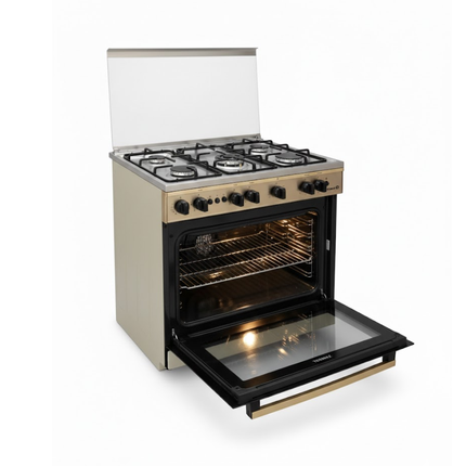 Tekmaz NAS-EC90 Stainless Steel Gas Cooker 90x60 cm