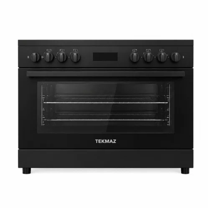 فرن وطباخ غاز تكماز 90×60 سم مع شاشة رقمية وصواني قلي هوائي TEKMAZ NAS-NHB90 Gas Cooker