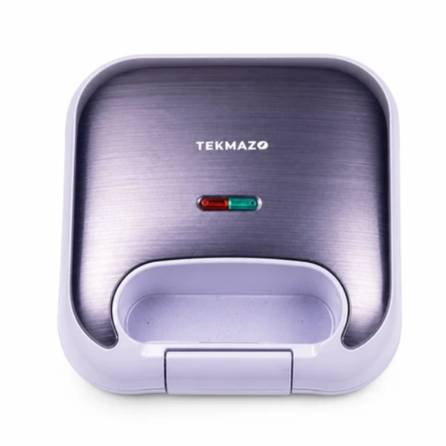 Tekmaz NAS-GS03 800W Sandwich Maker & Contact Grill Stainless Steel White
