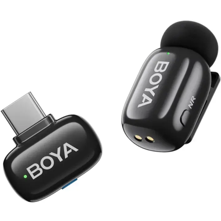 BOYA Mini 2-06 Wireless Lavalier Microphone USB-C Black