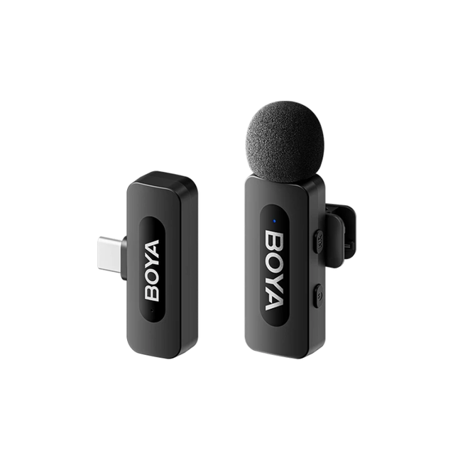 BOYA BY-V10 Wireless Lavalier Microphone (USB-C)