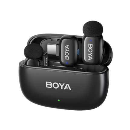 مايكروفون بويا ميني 2-02 لاسلكي ثنائي القناة يو اس بي سي BOYA Mini 2-02 Wireless Microphone