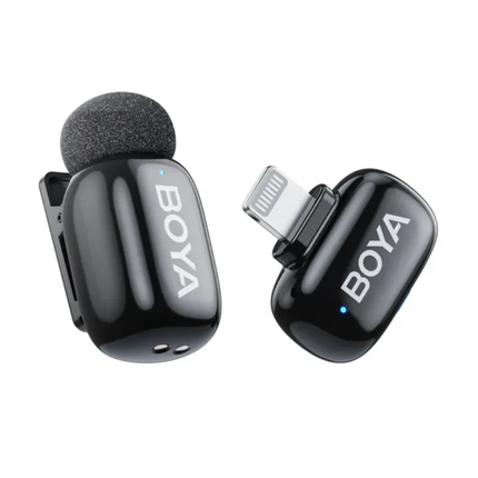 مايكروفون بويا ميني-15 لاسلكي لشخصين لمنفذ لايتنينج BOYA Mini-15 Wireless Microphone