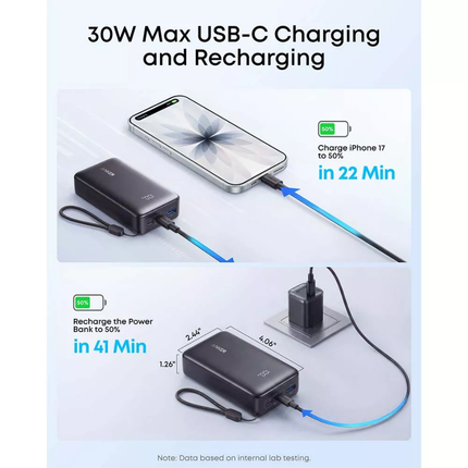 Anker Zolo Power Bank 10000mAh 30W - A110JH11