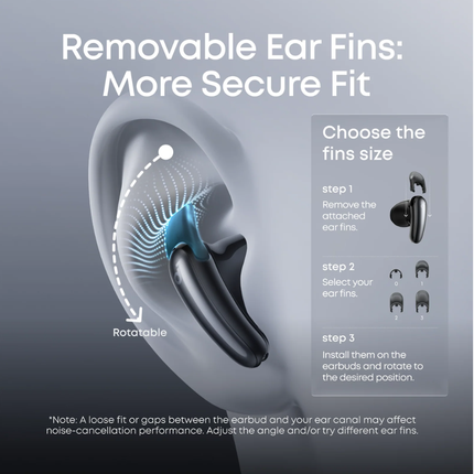 Soundcore Liberty Buds Wireless Semi-In-Ear Earbuds with ANC