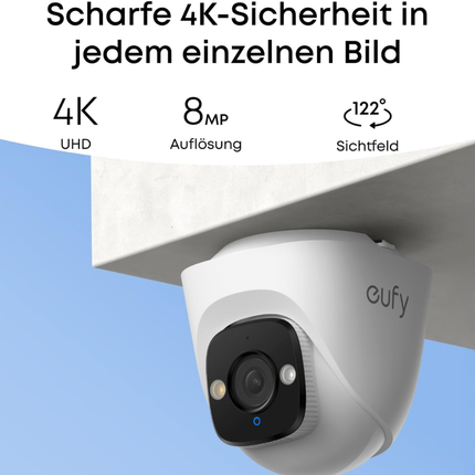 eufy PoE Cam E41 4K Turret Security Camera