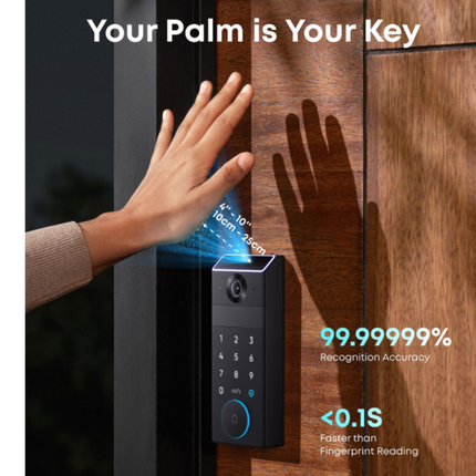 eufy FamiLock S3 Max Smart Palm Vein Video Lock