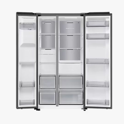 Samsung Side-by-Side Refrigerator 617L Black