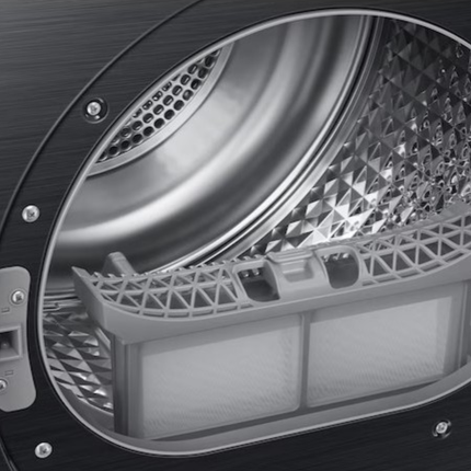 Samsung AI Heat Pump Dryer 9kg A+++ Black DV90DG52A0ABEU