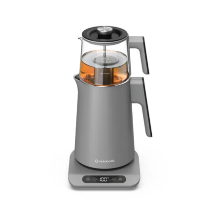 Nutricook 2-in-1 Glass Electric Kettle and Tea Maker 1.2L NC-KTM330G