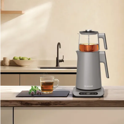 Nutricook 2-in-1 Glass Electric Kettle and Tea Maker 1.2L NC-KTM330G