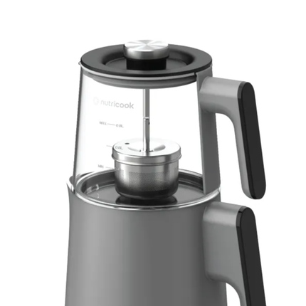 Nutricook 2-in-1 Glass Electric Kettle and Tea Maker 1.2L NC-KTM330G