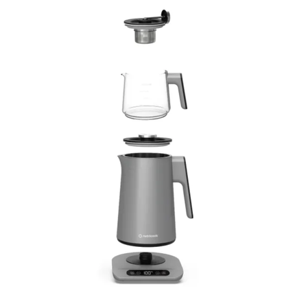 Nutricook 2-in-1 Glass Electric Kettle and Tea Maker 1.2L NC-KTM330G