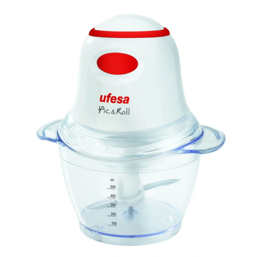 فرامة يوفيسا (Ufesa) موديل PD5325 - بقدرة 400 واط، وعاء زجاجي سعة 1 لتر، 4 شفرات ستانلس ستيل، ومثالية لفرم الخضروات واللحوم والمكسرات فرامة يوفيسا (Ufesa) موديل PD5325 - بقدرة 400 واط، وعاء زجاجي سعة 1 لتر، 4 شفرات ستانلس ستيل، ومثالية لفرم الخضروات واللحوم والمكسرات