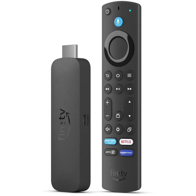 أمازون فاير تي في ستيك 4K ماكس (Amazon Fire TV Stick 4K Max) – إصدار 2024، واي فاي 6E، مساحة 16 جيجابايت
