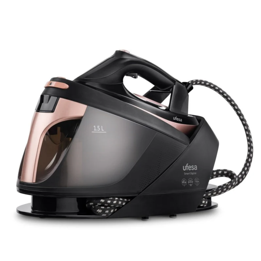 Ufesa Smart Digital Steam Station - 2600W High Power, 7 Bar Pressure, Intelligent Digital Display & 1.5L Water Tank