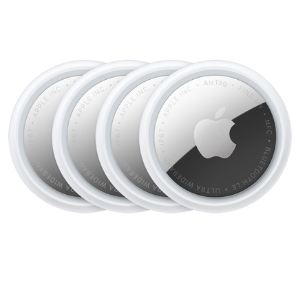 Apple AirTag (4-Pack) - Bluetooth Item Tracker for Keys, Wallets, and Luggage