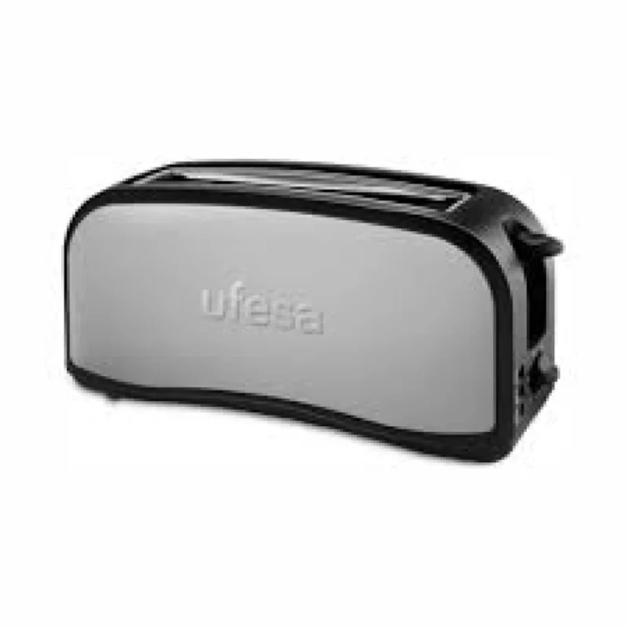محمصة خبز يوفيسا (Ufesa) موديل TT7965 Optima - فتحة طويلة عريضة، بقدرة 1000 واط، 6 مستويات تحميص، ووظائف إذابة الثلج وإعادة التسخين محمصة خبز يوفيسا (Ufesa) موديل TT7965 Optima - فتحة طويلة عريضة، بقدرة 1000 واط، 6 مستويات تحميص، ووظائف إذابة الثلج وإعادة التسخين