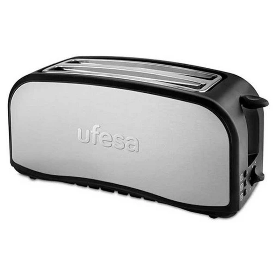 محمصة خبز يوفيسا (Ufesa) موديل TT7975 - فتحتين عريضتين، بقدرة 1400 واط، فتحات طويلة، و7 مستويات تحميص مع وظيفة إذابة الثلج محمصة خبز يوفيسا (Ufesa) موديل TT7975 - فتحتين عريضتين، بقدرة 1400 واط، فتحات طويلة، و7 مستويات تحميص مع وظيفة إذابة الثلج