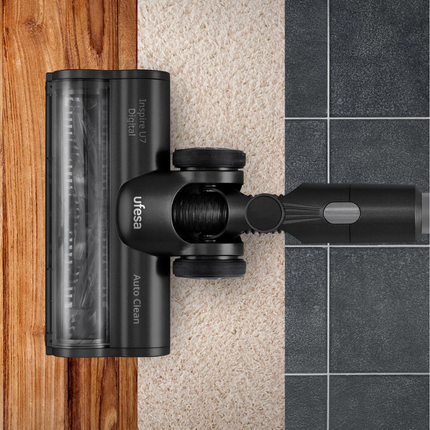 Ufesa U7 Digital Cordless Stick Vacuum - BLDC Motor, 25kPa Suction Power, 29.6V Battery, LED Display & HEPA Filtration