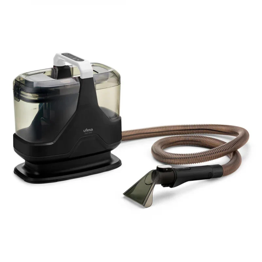 Ufesa Zion 600 Upholstery & Carpet Cleaner - 600W Power, Wet & Dry Suction, Dual Tank System & Targeted Spot Cleaning