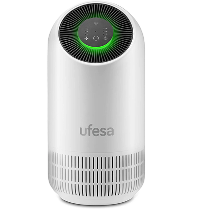 Ufesa PF4500 Silent Air Purifier - Quadruple Filtration System, HEPA 13, 45m² Coverage, Smart Air Quality Sensor & Digital Display