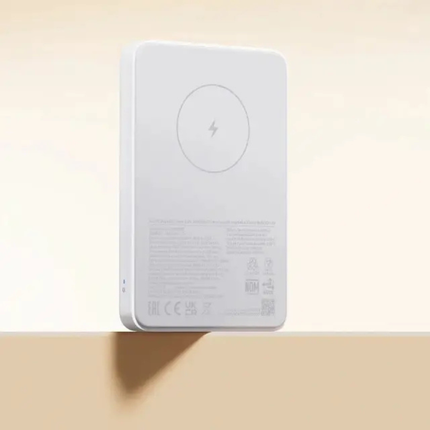 Xiaomi Magnetic Power Bank 5000mAh - Ultra-Slim Wireless Portable Charger with 12W Wired & 7.5W Wireless Output