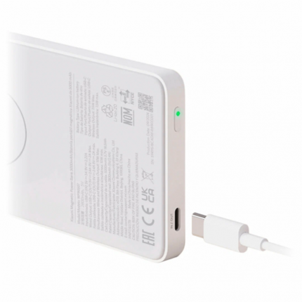 Xiaomi Magnetic Power Bank 5000mAh - Ultra-Slim Wireless Portable Charger with 12W Wired & 7.5W Wireless Output