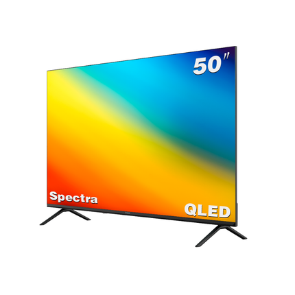 G-Guard 50" Spectra CQG Smart TV - 4K QLED Display, Google TV OS, Dolby Vision & Dolby Atmos, Metal Frameless Design
