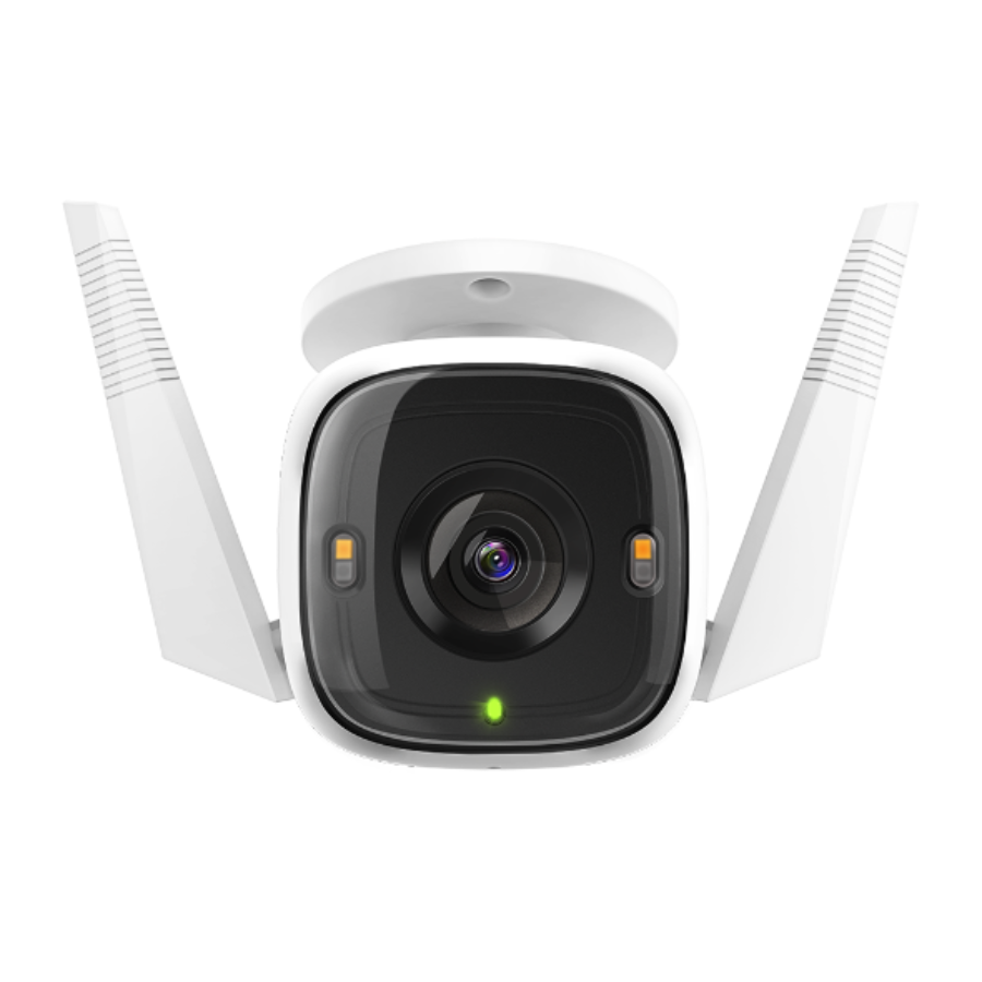 كاميرا مراقبة خارجية تي بي لينك Tapo C320WS - دقة 2K QHD 4MP، رؤية ليلية ملونة، وذكاء اصطناعي مع معيار IP66 لمقاومة العوامل الجوية