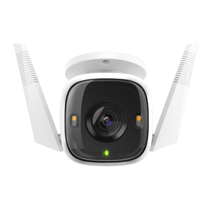 كاميرا مراقبة خارجية تي بي لينك Tapo C320WS - دقة 2K QHD 4MP، رؤية ليلية ملونة، وذكاء اصطناعي مع معيار IP66 لمقاومة العوامل الجوية