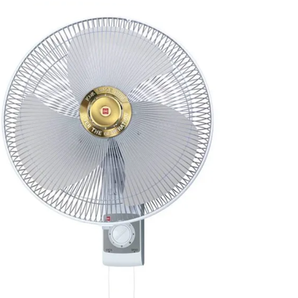 KDK 16-Inch (40cm) Wall Fan M40C with Pull Cord Control - Powerful Japanese Motor, 3-Speed Settings & Space-Saving Design for Superior Quiet Cooling