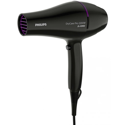 Philips DryCare Pro Hair Dryer - 2200W, AC Motor, Fast Drying, Ionic Conditioning, & Multiple Settings - BHD272/03