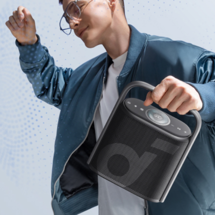 Anker Soundcore Motion X500 Portable Bluetooth Speaker - Immersive Spatial Audio, Wireless Hi-Res Sound & IPX7 Waterproof