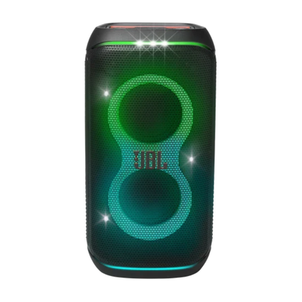 سبيكر الحفلات المتنقل JBL PartyBox Club 120 - قوة 160 واط، تقنية تعزيز الصوت بالذكاء الاصطناعي، عرض ضوئي ديناميكي، ومقاوم لرزاذ الماء