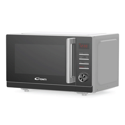 Conti Microwave 28L - MW5128-B, Sleek Black Design, Digital Control, Multiple Cooking Programs, & Rapid Defrost Function