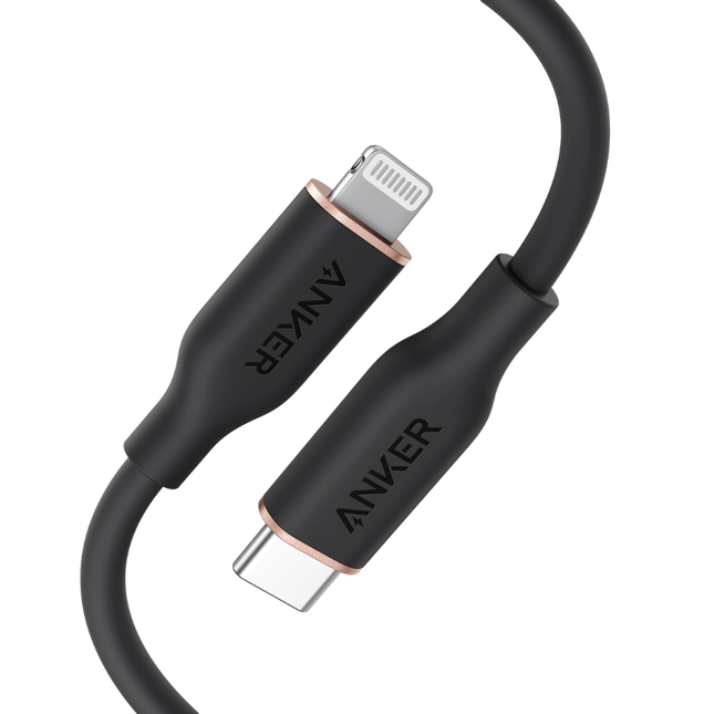 كابل Anker 641 Flow من USB-C إلى Lightning سيليكون 3 قدم
