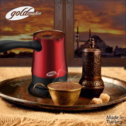ماكينة القهوة التركية الكهربائية Goldmaster